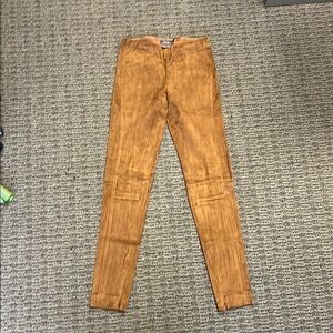 Ralph Lauren Polo Brown Suede Trousers
